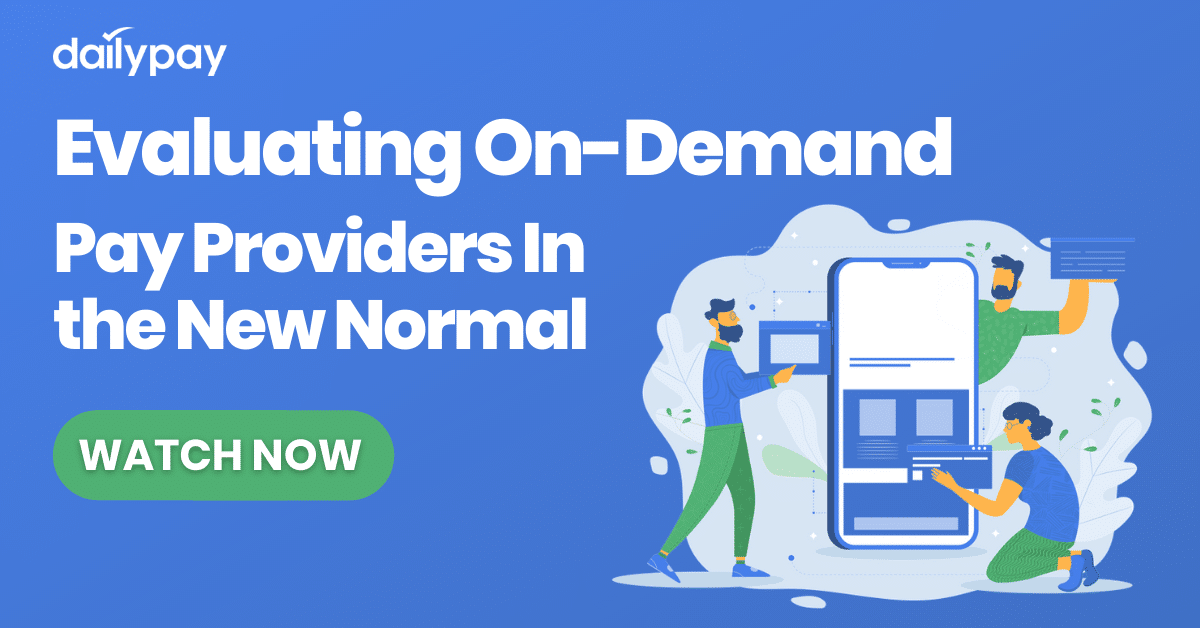 on demand pay providers